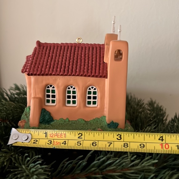 Hallmark Candlelight Services Series Ornament #3 Adobe Church.  EC - No Box SFH - Picture 8 of 10